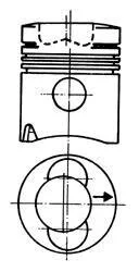 Поршень PASSEND F.DEUTZ 102,00 (KS) KOLBENSCHMIDT 93 280 600