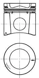 Поршень PASSEND F.DEUTZ 132,00 (KS) KOLBENSCHMIDT 94 345 600
