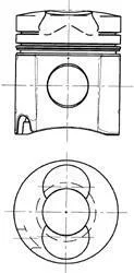 Поршень / DEUTZ 102.0 BF4L913C/BF6L913C KOLBENSCHMIDT 94 452 600