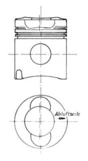 Поршень PASSEND F.DEUTZ 102,00 (KS) KOLBENSCHMIDT 94 669 600