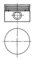 Поршень MB 100,00 (KS) KOLBENSCHMIDT 94 919 600