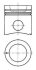 Поршень MAN 128,00GAS 12,5:1 (KS) KOLBENSCHMIDT 94 943 600 (фото 1)