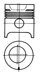 Поршень FORD 111,76 (KS) KOLBENSCHMIDT 97 505 600