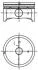 A_Поршень, комплект FORD/VOLVO Focus,Mondeo,Fiesta,C30,S40,S80,V50 2,0i 16V 00- KOLBENSCHMIDT 99 457 600 (фото 1)