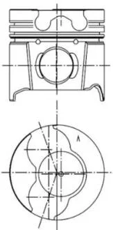 Поршень з кільцями RENAULT 80.0 1.9TD F9Q730/734/780 97- (KS) KOLBENSCHMIDT 99 561 600