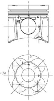 Поршень PASSEND F.DEUTZ 98,00 (KS) KOLBENSCHMIDT 99 662 600 (фото 1)