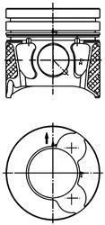 Поршень KOLBENSCHMIDT 99 700 610