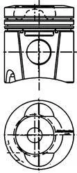 Поршень PASSEND F.DEUTZ 102,00 (KS) KOLBENSCHMIDT 99 701 600 (фото 1)