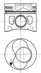 Поршня KOLBENSCHMIDT 99 743 700