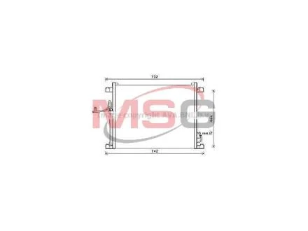 Радіатор кондиціонера KOYORAD CD020510