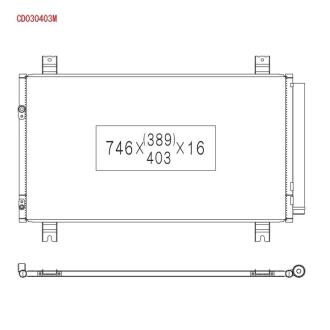 Радиатор кондиционера KOYORAD CD030403M