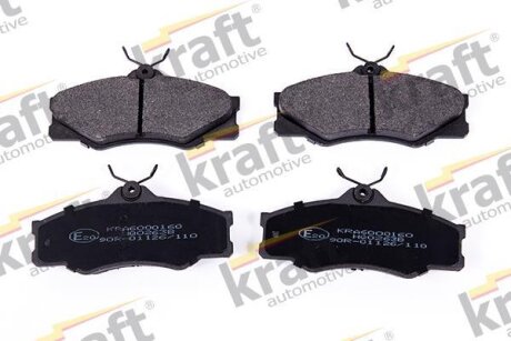 Комплект гальмівних накладок, дискове гальмо KRAFT 6000160