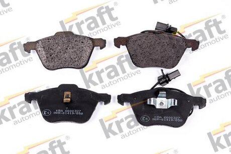 Комплект гальмівних накладок, дискове гальмо KRAFT 6000327
