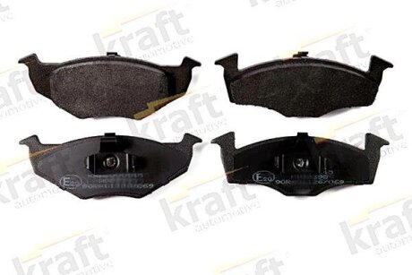 Комплект гальмівних накладок, дискове гальмо KRAFT 6000345
