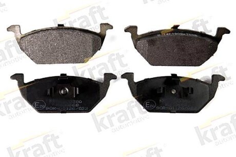 Тормозные колодки передние (без датчика) (19.8 мм) (система ATE) VAG 98- KRAFT 6000380