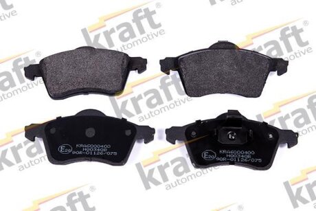 Комплект гальмівних накладок, дискове гальмо KRAFT 6000400