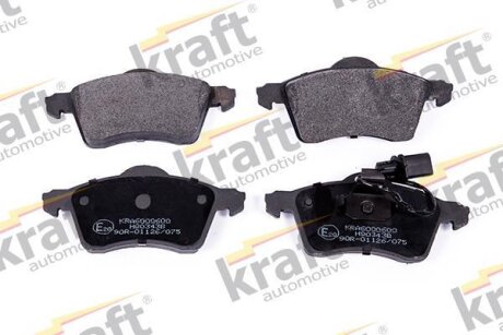 Комплект гальмівних накладок, дискове гальмо KRAFT 6000600
