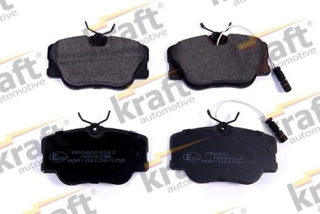 Комплект гальмівних накладок, дискове гальмо KRAFT 6001012