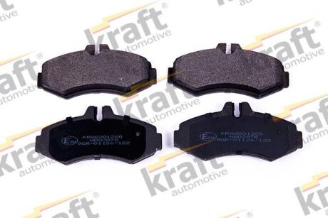Комплект гальмівних накладок, дискове гальмо KRAFT 6001260