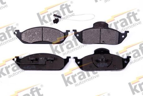 Комплект гальмівних накладок, дискове гальмо KRAFT 6001290