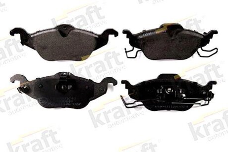 Комплект гальмівних накладок, дискове гальмо KRAFT 6001640