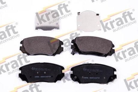 Комплект гальмівних накладок, дискове гальмо KRAFT 6001673