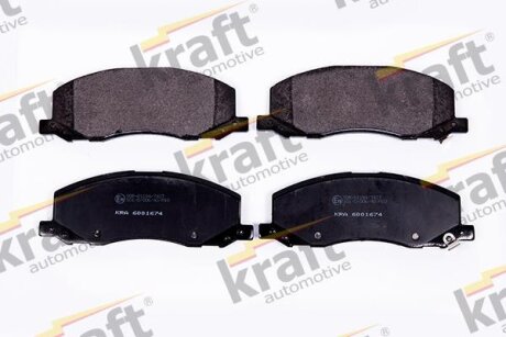 Комплект гальмівних накладок, дискове гальмо KRAFT 6001674