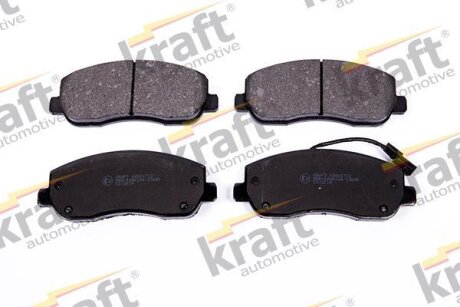 Комплект гальмівних накладок, дискове гальмо KRAFT 6001713