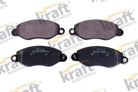 Комплект гальмівних накладок, дискове гальмо KRAFT 6002240