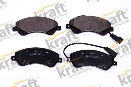 Комплект гальмівних накладок, дискове гальмо KRAFT 6002307