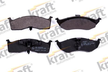 Комплект гальмівних накладок, дискове гальмо KRAFT 6002420