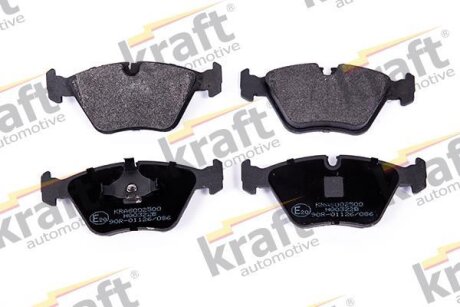 Комплект гальмівних накладок, дискове гальмо KRAFT 6002500