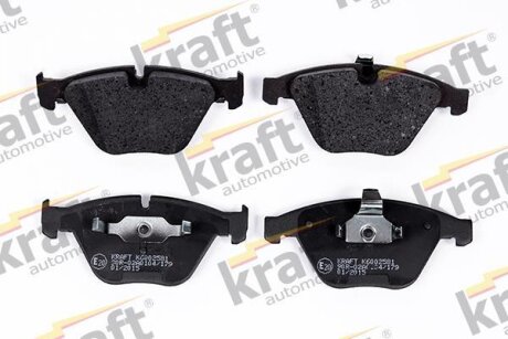 Комплект гальмівних накладок, дискове гальмо KRAFT 6002581