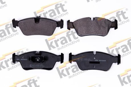 Комплект гальмівних накладок, дискове гальмо KRAFT 6002665
