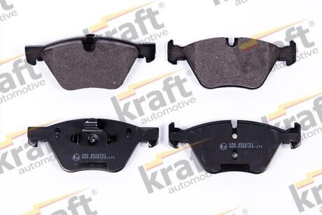 Комплект гальмівних накладок, дискове гальмо KRAFT 6002701