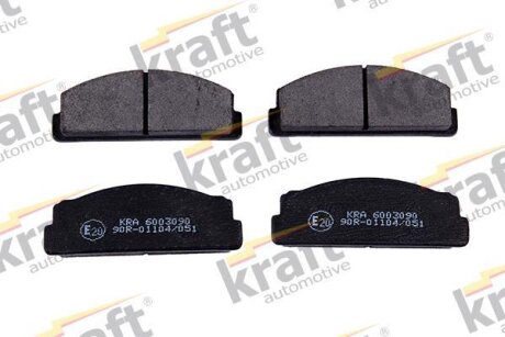 Комплект гальмівних накладок, дискове гальмо KRAFT 6003090
