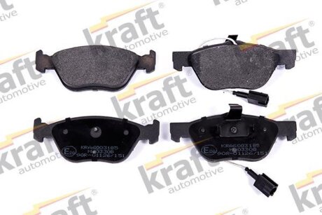 Комплект гальмівних накладок, дискове гальмо KRAFT 6003185