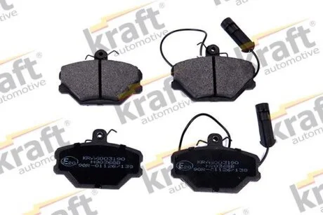 Комплект гальмівних накладок, дискове гальмо KRAFT 6003190