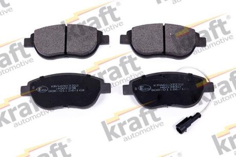 Комплект гальмівних накладок, дискове гальмо KRAFT 6003322