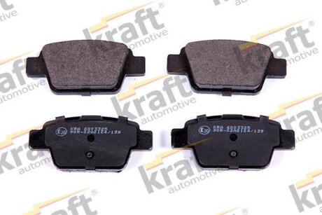 Комплект гальмівних накладок, дискове гальмо KRAFT 6003325