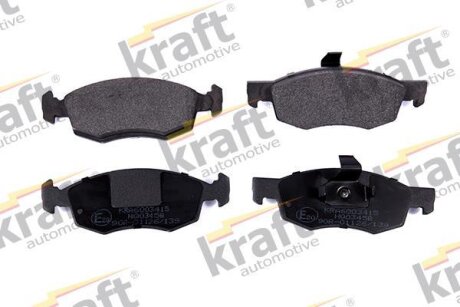 Комплект гальмівних накладок, дискове гальмо KRAFT 6003415