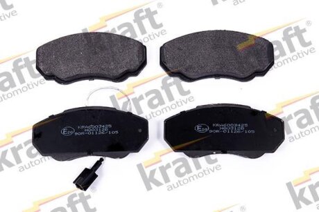 Комплект гальмівних накладок, дискове гальмо KRAFT 6003425
