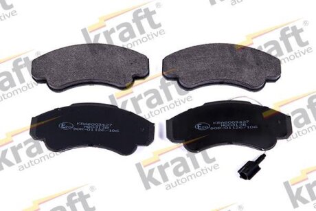 Комплект гальмівних накладок, дискове гальмо KRAFT 6003427