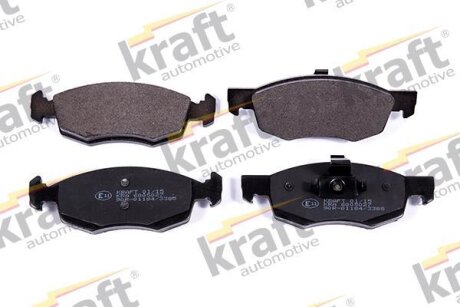 Комплект гальмівних накладок, дискове гальмо KRAFT 6005027