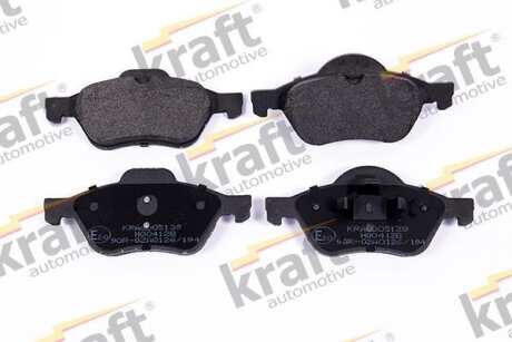 Комплект гальмівних накладок, дискове гальмо KRAFT 6005139