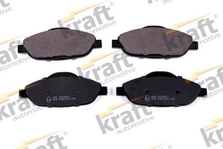 Комплект гальмівних накладок, дискове гальмо KRAFT 6005507