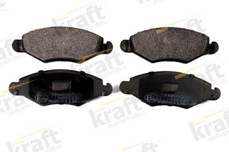 Комплект гальмівних накладок, дискове гальмо KRAFT 6005680