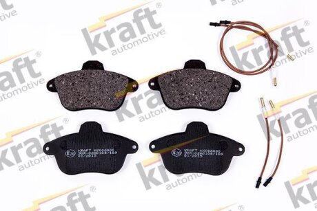 Колодки гальмівні дискові, комплект KRAFT 6006000