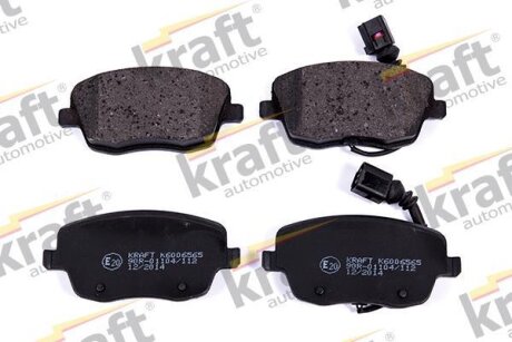 Комплект гальмівних накладок, дискове гальмо KRAFT 6006565