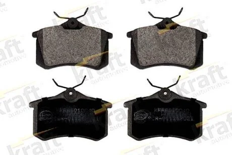 Комплект гальмівних накладок, дискове гальмо KRAFT 6010040
